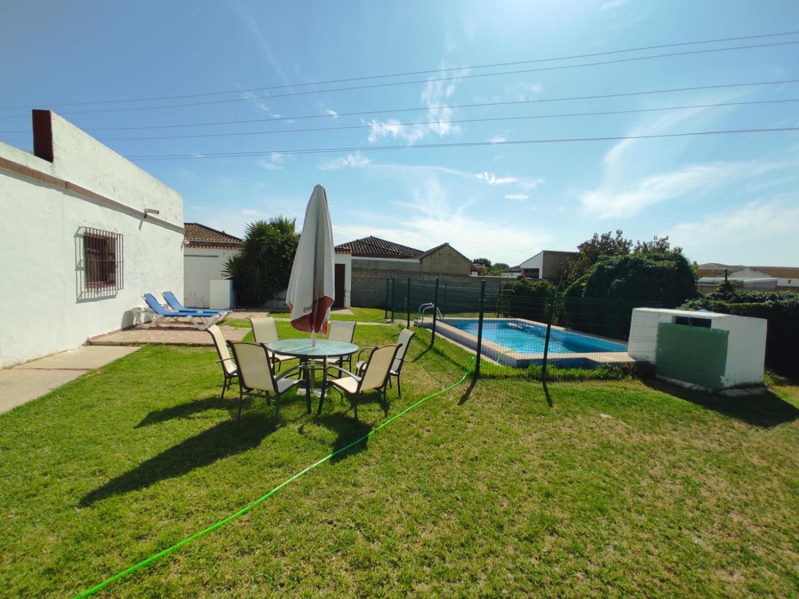 Casa Rural Con Piscina Verdugo Эль-Пуэрто-де-Санта-Мария Экстерьер фото